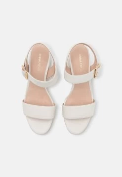 Anna Field LEATHER - Riemensandalette - White -Anna Field c450e862121440238004c1c4b83aadcd