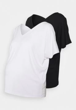 2 PACK - T-Shirt Basic - White/black -Anna Field ca1a509713e749ac88ced90655a573b3 1