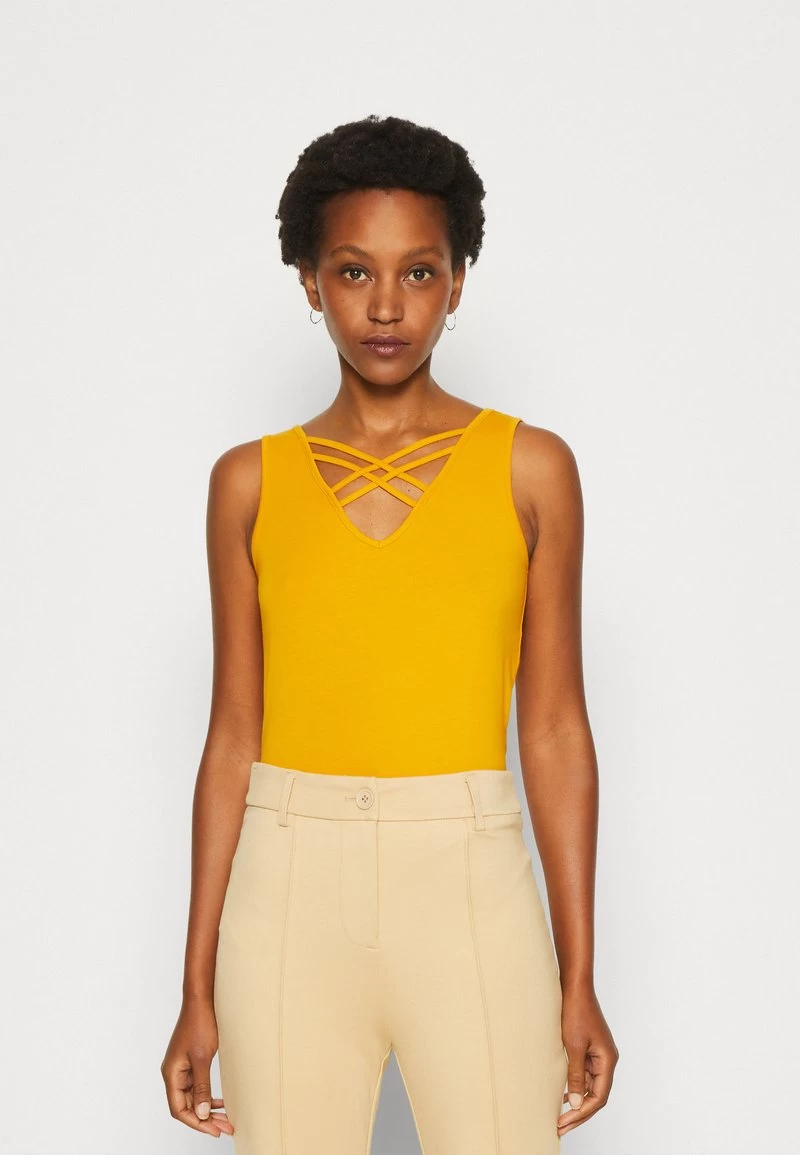 Anna Field Top - Dark Yellow 1 Anna Field Top - Dark Yellow