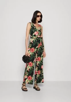 Anna Field Jumpsuit - Black/green -Anna Field cf4b65dbcd8e4bfea5b8dad48e7c2d41