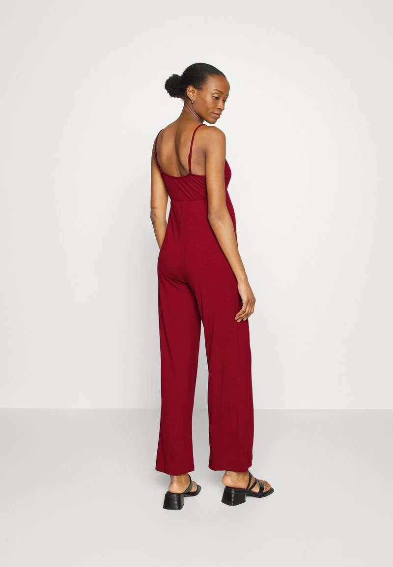 STRAPPY DRAPPY CINTERED - Jumpsuit - Dark Red 3 STRAPPY DRAPPY CINTERED - Jumpsuit - Dark Red – Bild 3