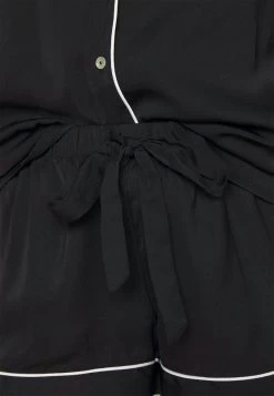 Anna Field AMANDA LONG SLEEVE SHORT SET - Nachtwäsche Set - Black 10 Anna Field AMANDA LONG SLEEVE SHORT SET - Nachtwäsche Set - Black -Anna Field daee5cd5bf7a4e1ab79a3df9712f841e