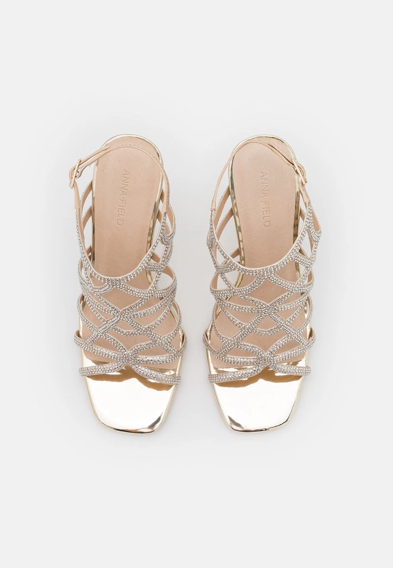 Anna Field LEATHER - High Heel Sandalette - Gold 6 Anna Field LEATHER - High Heel Sandalette - Gold – Bild 6