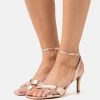 Anna Field LEATHER - Riemensandalette - Rose Gold