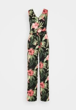 Anna Field Jumpsuit - Black/green -Anna Field e4082a87766a483c827cc156be46758b