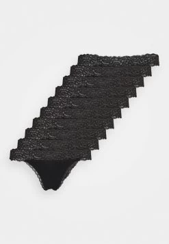 Anna Field 10PP COTTON AND LACE THONG - String - Black 9 Anna Field 10PP COTTON AND LACE THONG - String - Black -Anna Field ed6c1c5652854371aba3d0f352b6d834