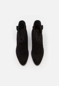 Anna Field LEATHER - Cowboy-/Bikerstiefelette - Black -Anna Field edc280eaf7c14a1cbe7c9ed26e2ff6ff