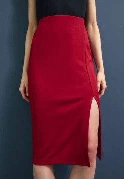 Anna Field Bleistiftrock - Dark Red