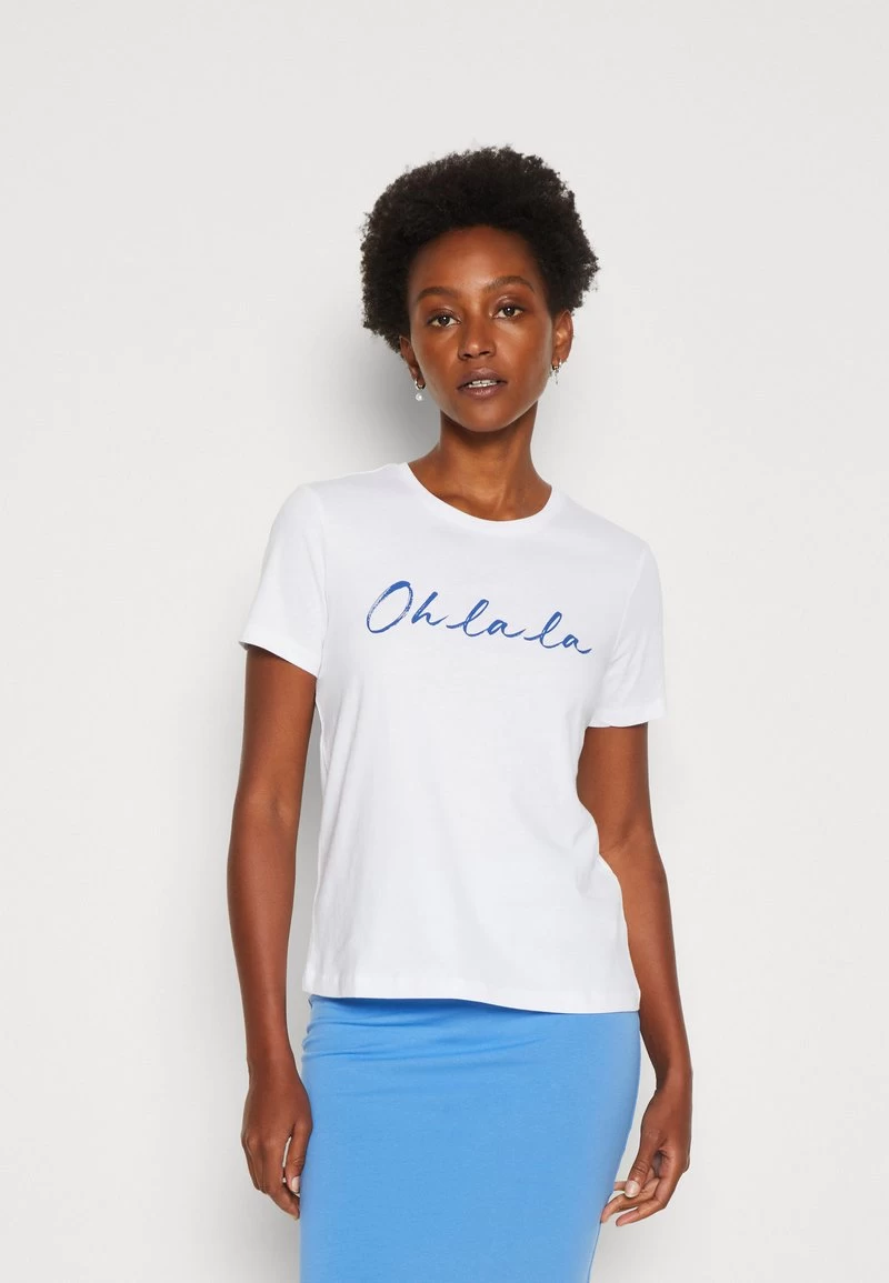 Anna Field T-Shirt Print - White 1 Anna Field T-Shirt Print - White