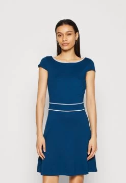 Anna Field Jerseykleid - Blue/white