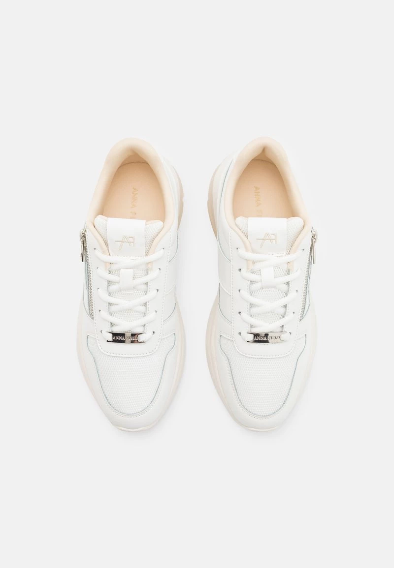 Anna Field LEATHER - Sneaker Low - White/beige 6 Anna Field LEATHER - Sneaker Low - White/beige – Bild 6