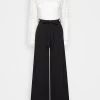 Anna Field Jumpsuit - White/black