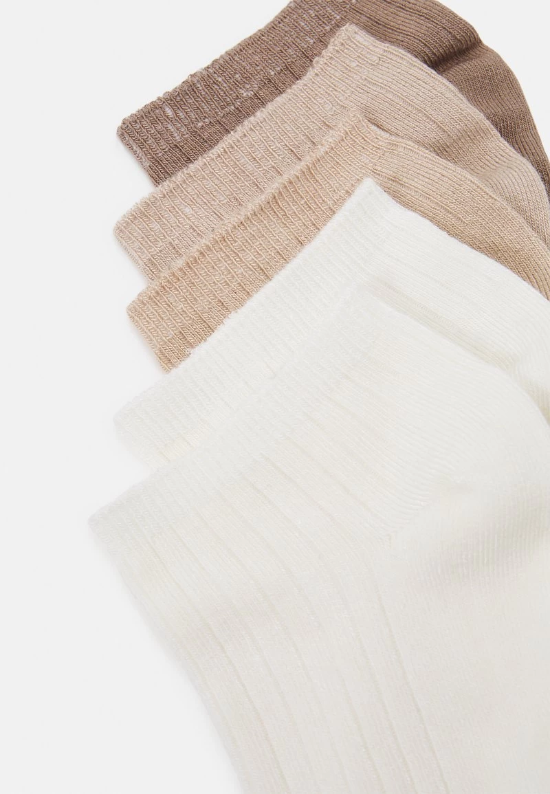 Anna Field SOFT RIBBED SNEAKER SOCKS 5PACK - Socken - Beige 2 Anna Field SOFT RIBBED SNEAKER SOCKS 5PACK - Socken - Beige – Bild 2