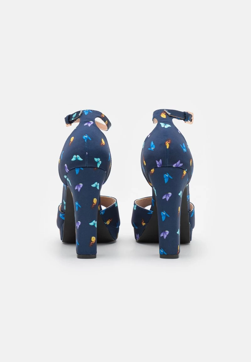 Anna Field Plateausandalette - Dark Blue 4 Anna Field Plateausandalette - Dark Blue – Bild 4